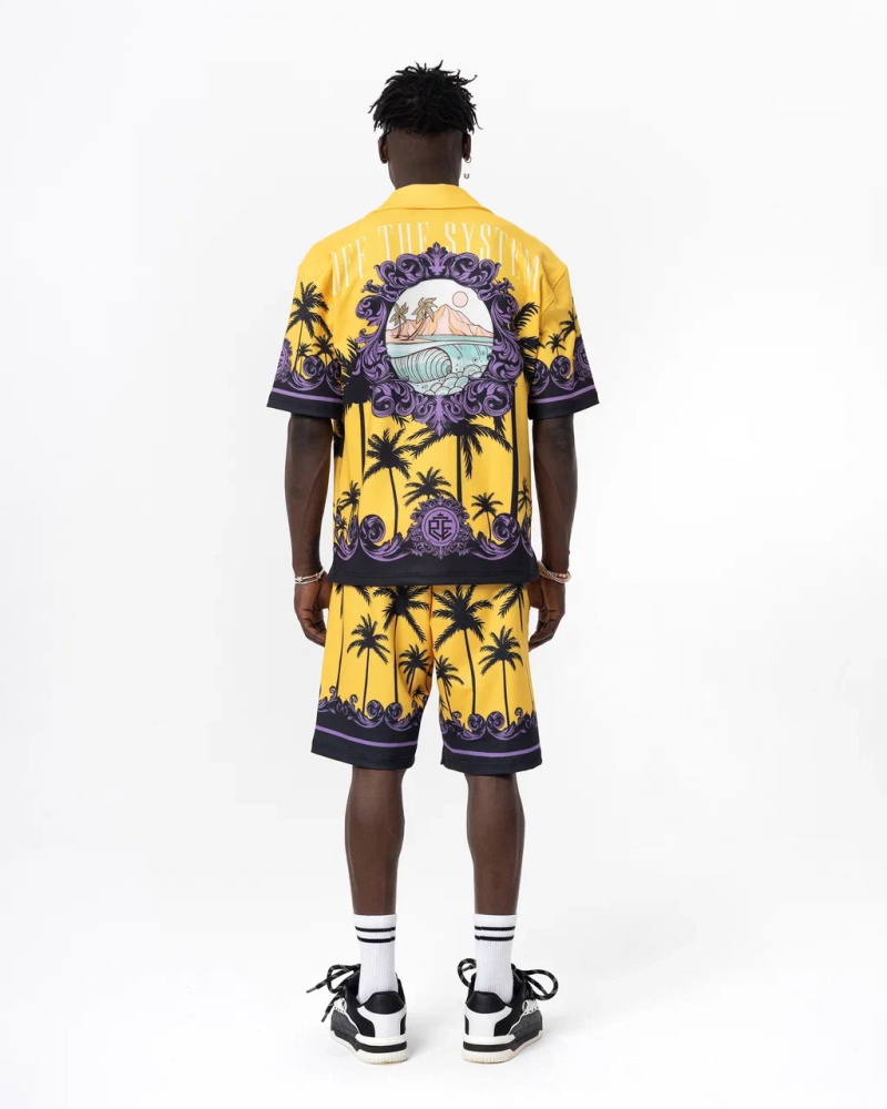 Grossiste Invictus Paris - ENSEMBLE HOMME CHEMISE SHORT EN  DIGITAL TENDANCE 2024