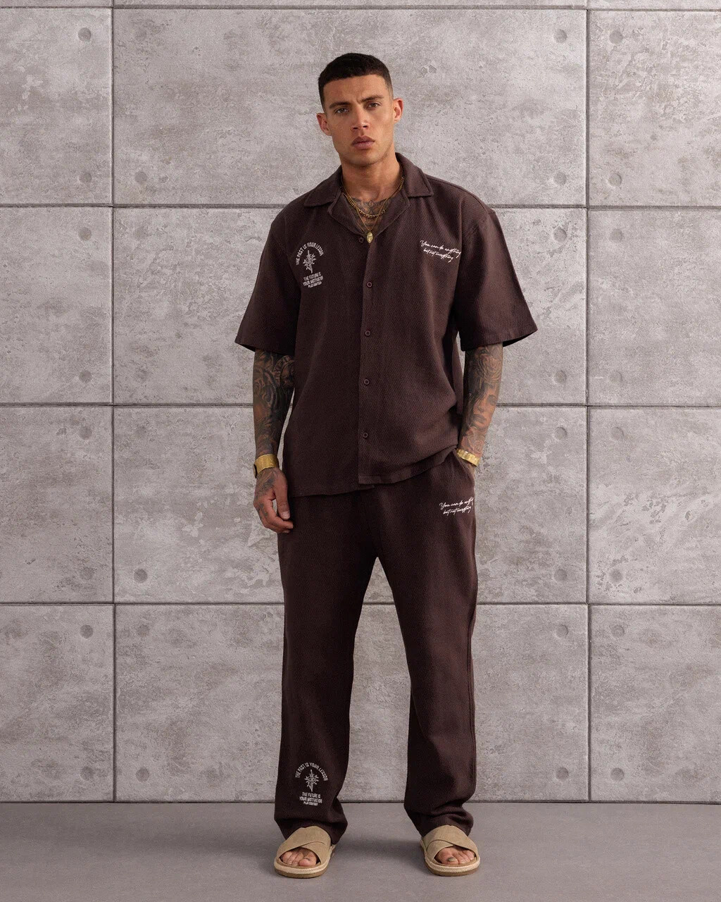 Grossiste Invictus Paris - ENSEMBLE CHEMISE PANTALON