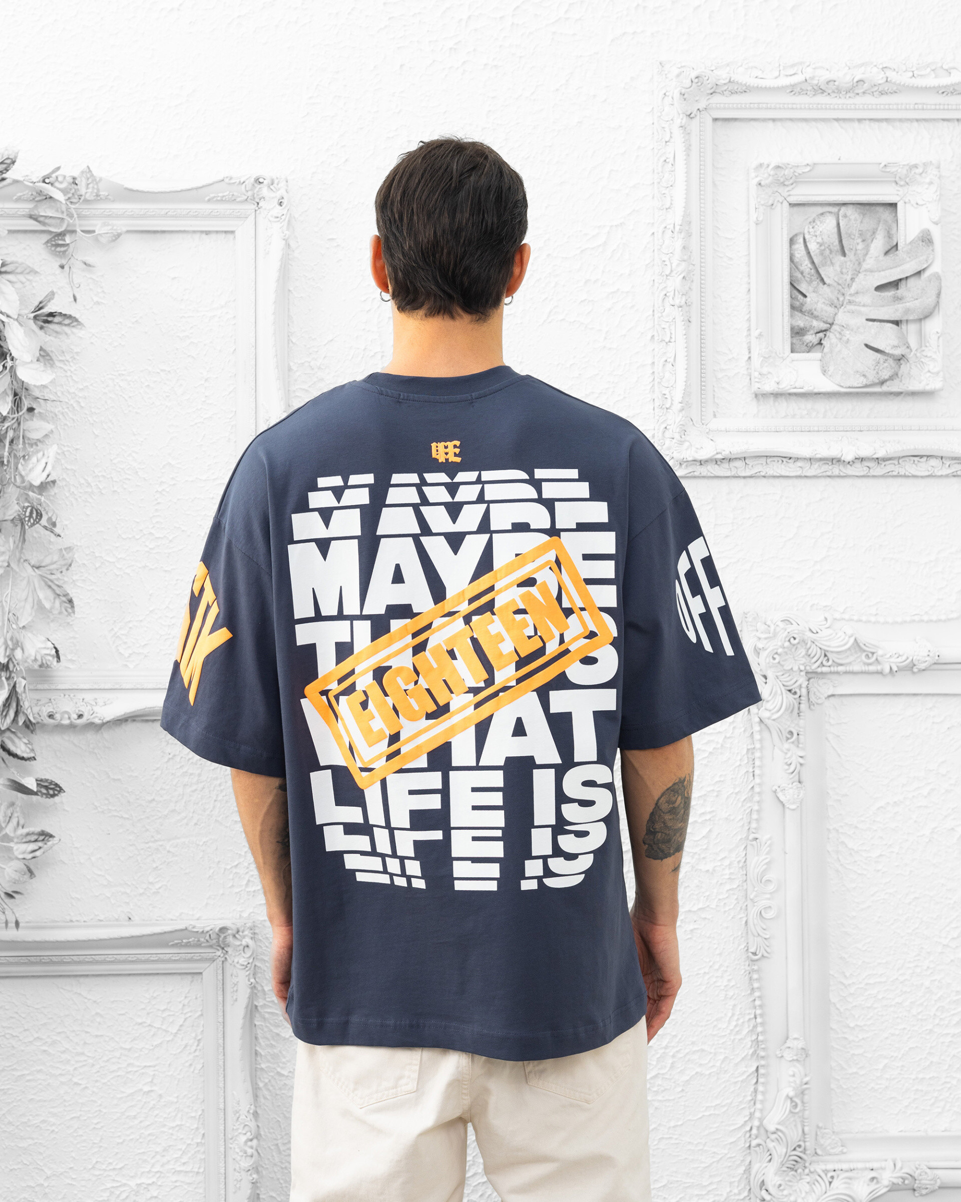 Wholesaler Invictus Paris - Oversize men's T-shirt 230 GSM