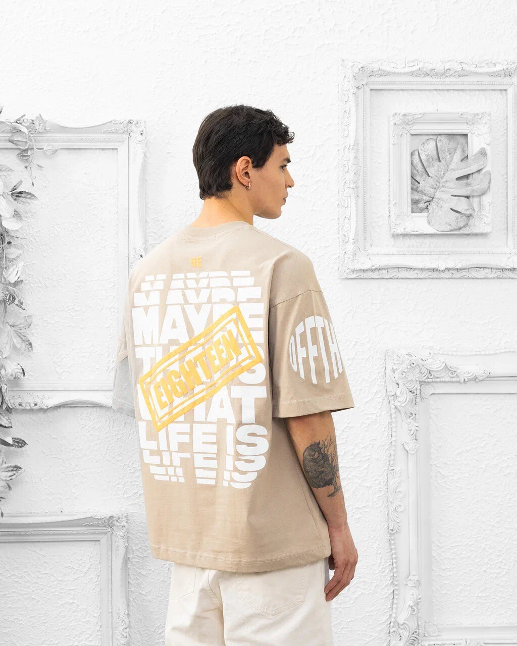 Wholesaler Invictus Paris - Oversize men's T-shirt 230 GSM