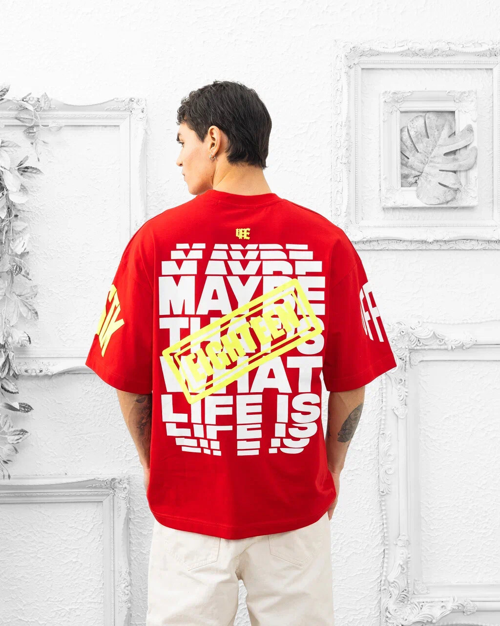 Wholesaler Invictus Paris - Oversize men's T-shirt 230 GSM