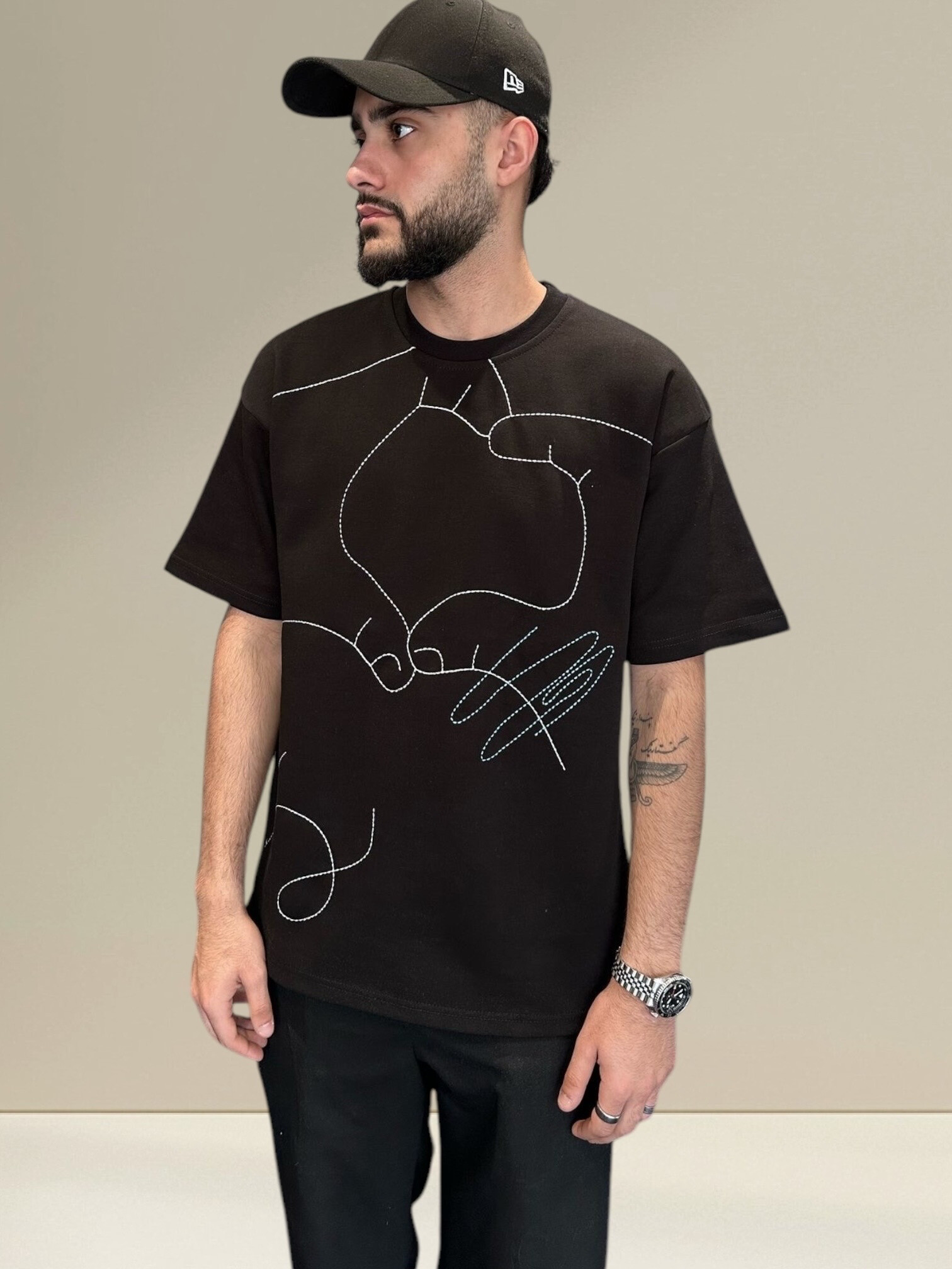 Grossista Invictus Paris - T-shirt da uomo da 400 gsm