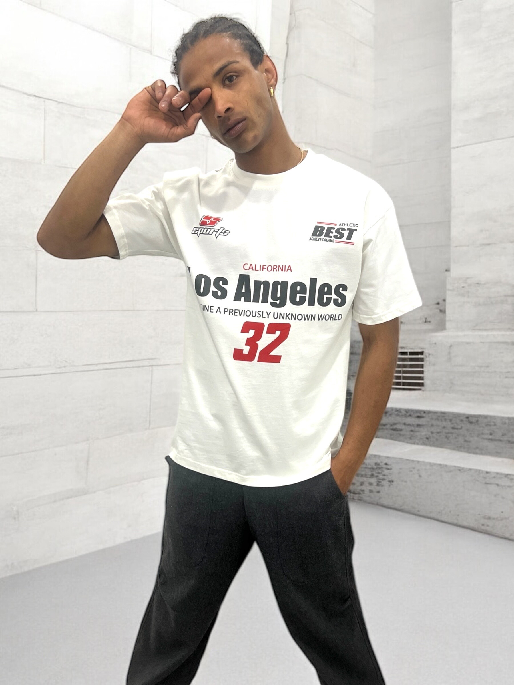 Camiseta de 260 GSM - Blanco - 4 - formato grande
