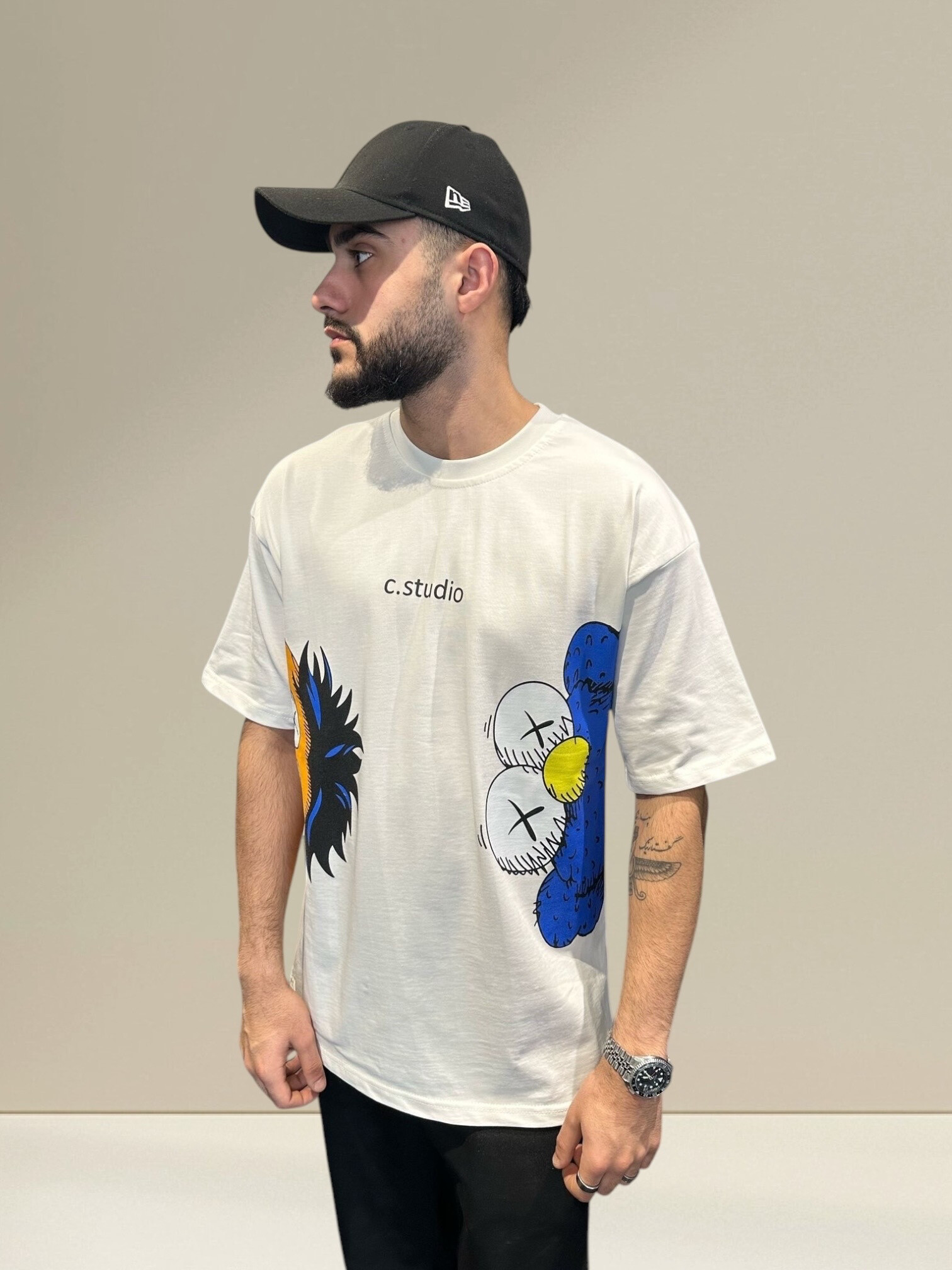 Grossista Invictus Paris - T-shirt maschile 100% cotone