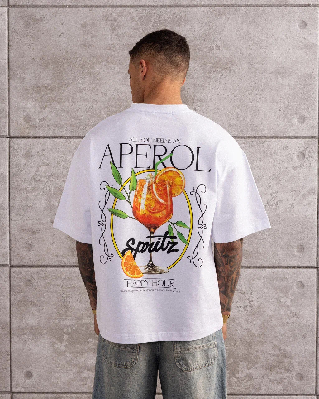 Wholesaler Invictus Paris - Oversize men's t-shirt 230 GSM