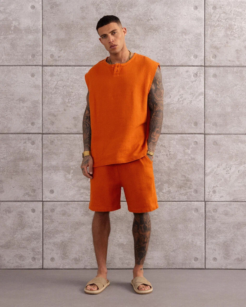 Grossiste Invictus Paris - ENSEMBLE CHEMISE SHORT