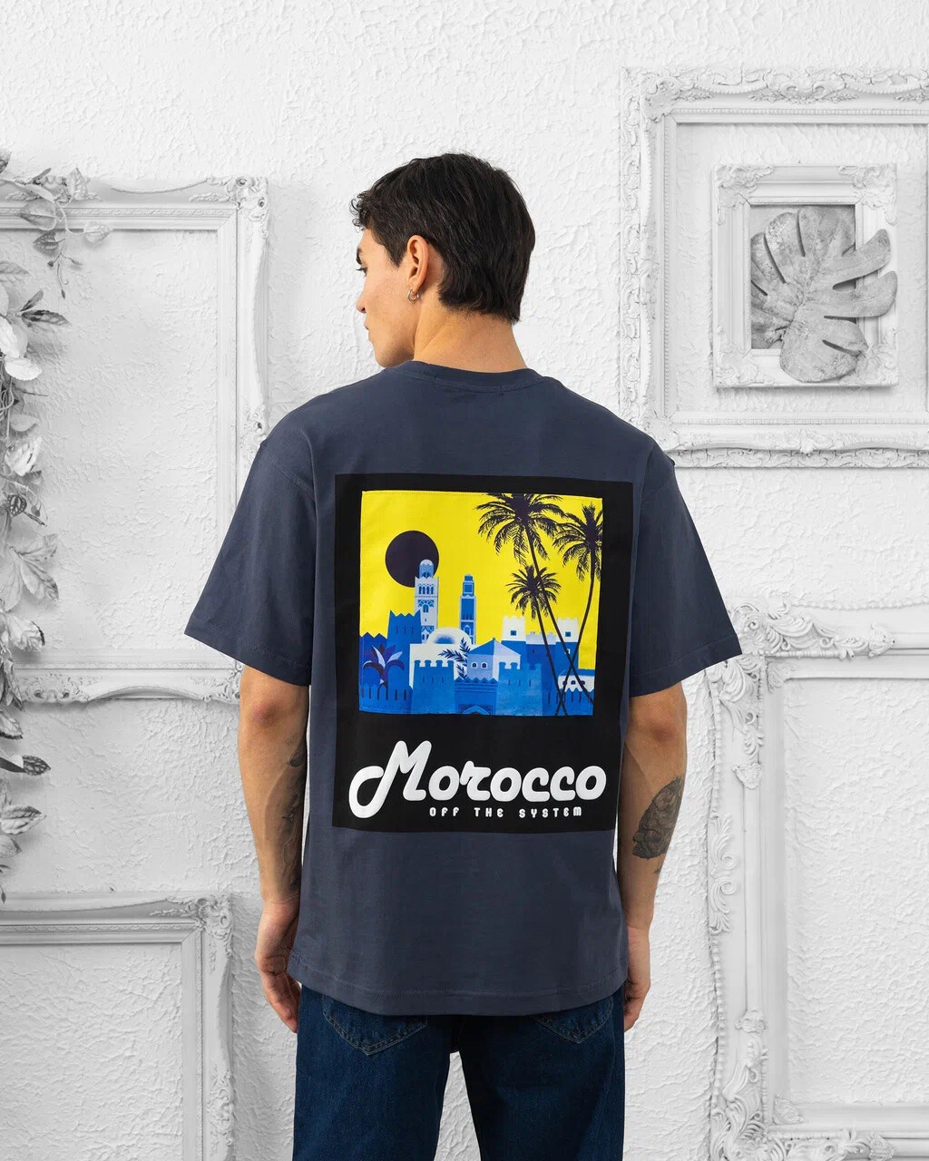 Wholesaler Invictus Paris - REGULAR MALE T-shirt 230 GSM with front and rear patch