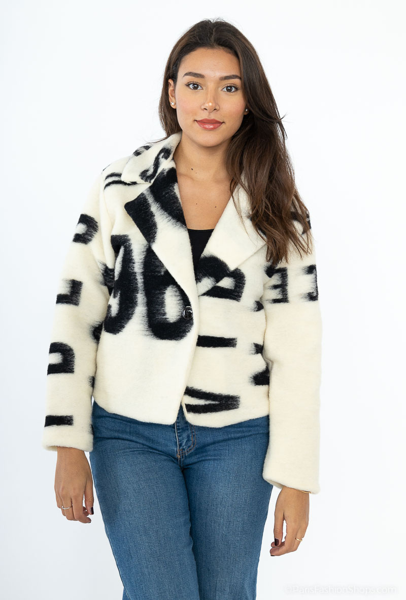 Grossiste J&L - VESTE ECRITURE