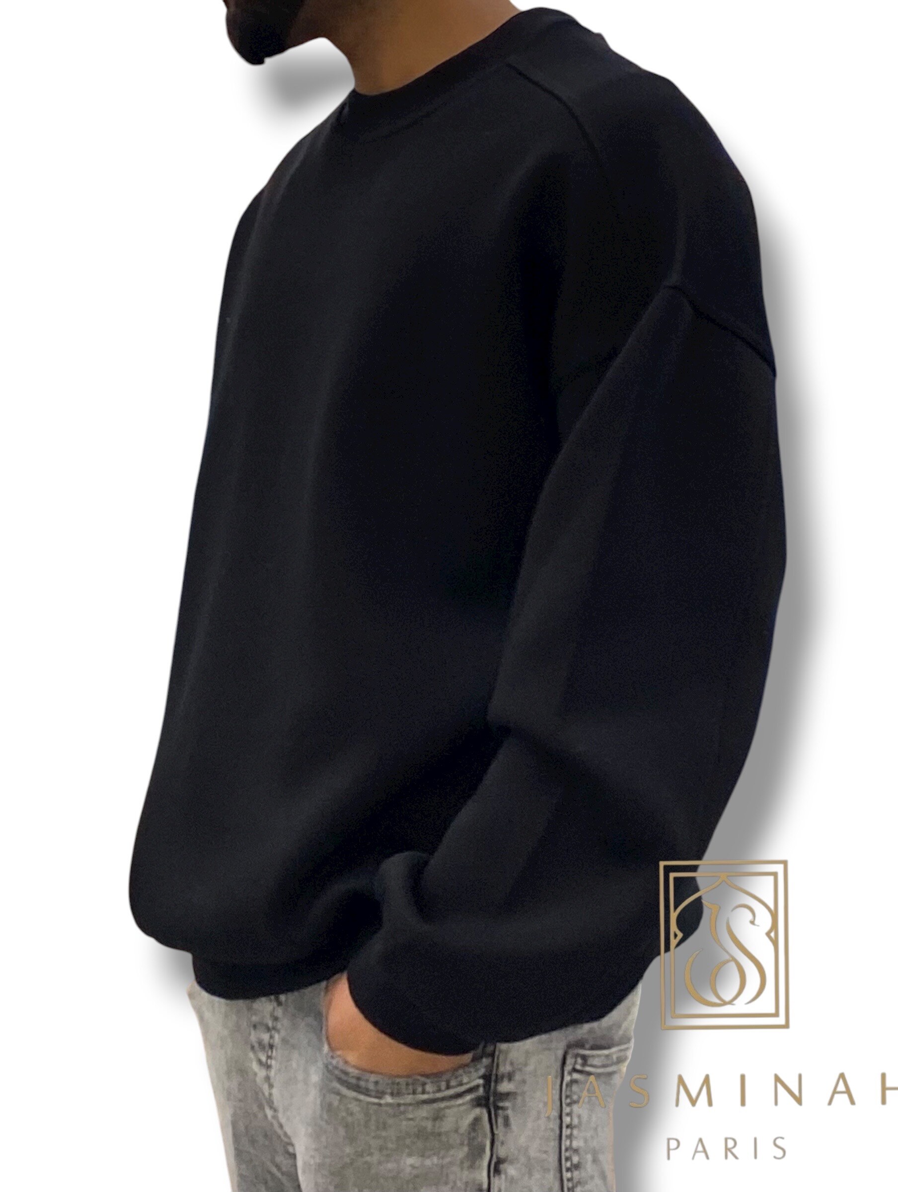 Oversized cotton sweatshirt