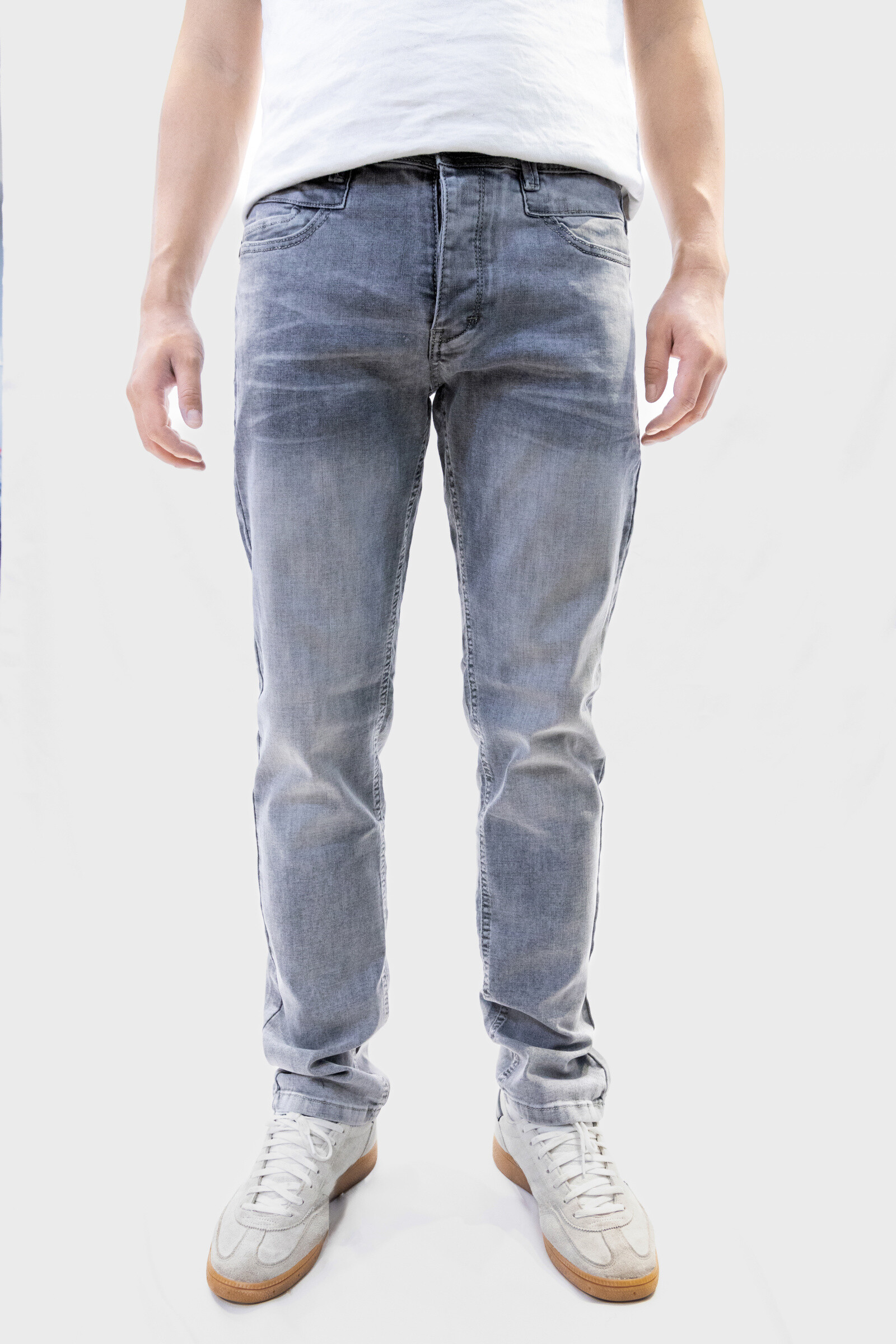 Großhändler Jaylvis - Graue Slim-Jeans