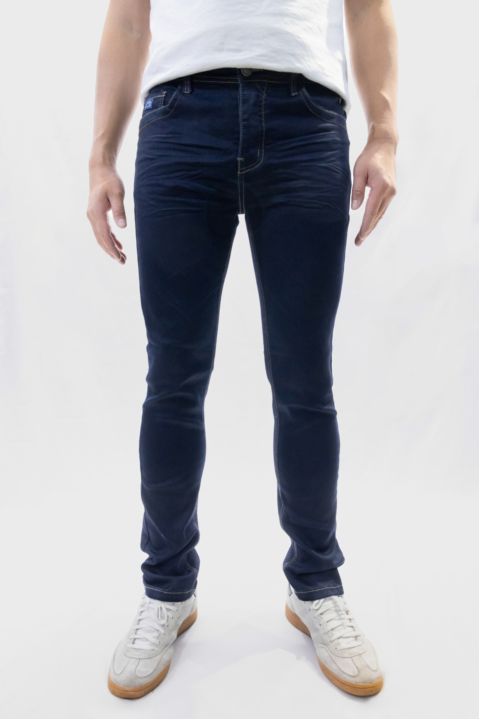 Grossiste Jaylvis - Jeans slim bleu foncé