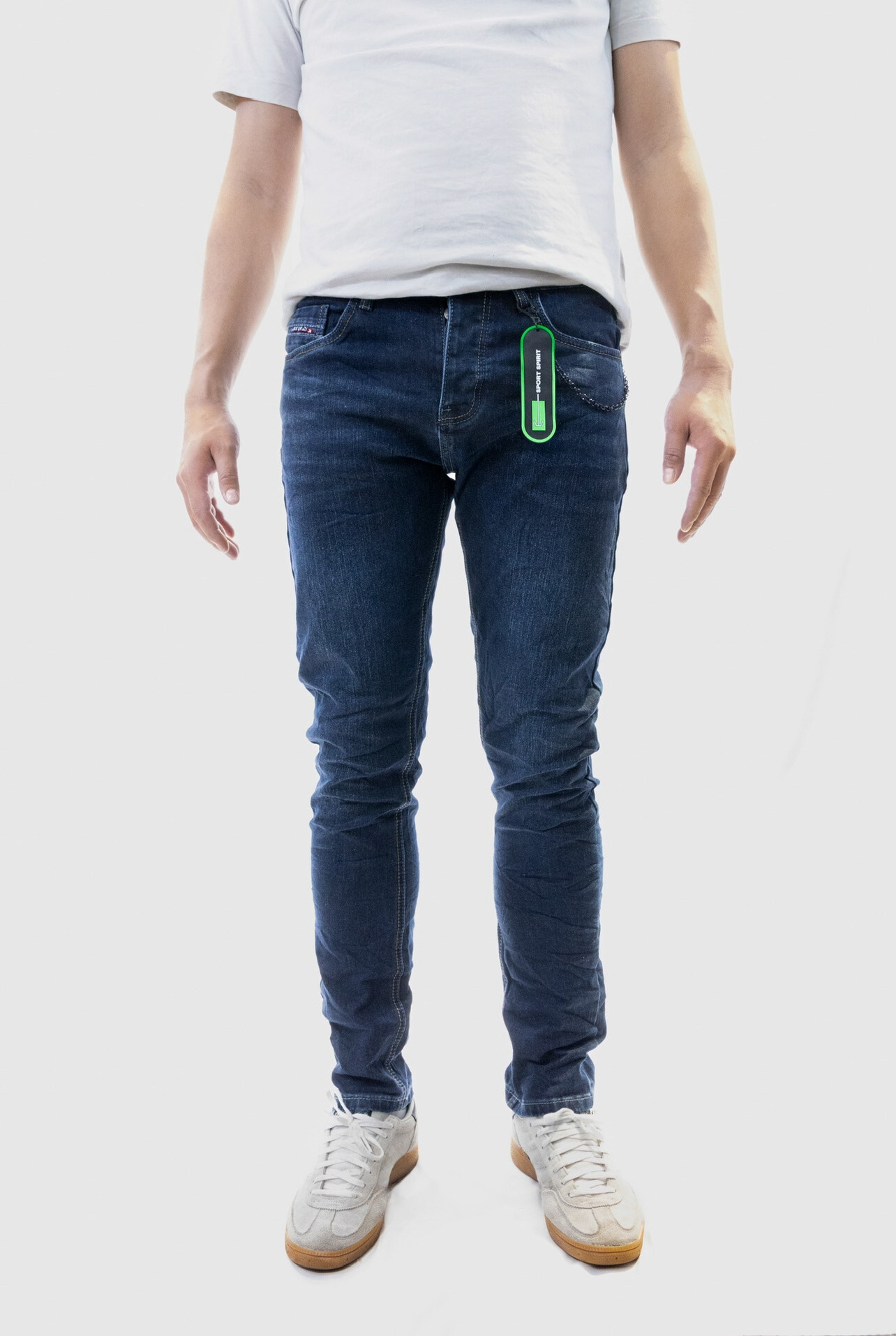 Grossiste Jaylvis - Jeans skinny bleu