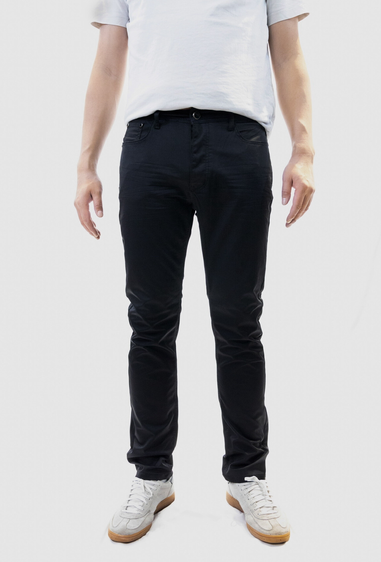 Grossiste Jaylvis - Jeans slim satiné noir