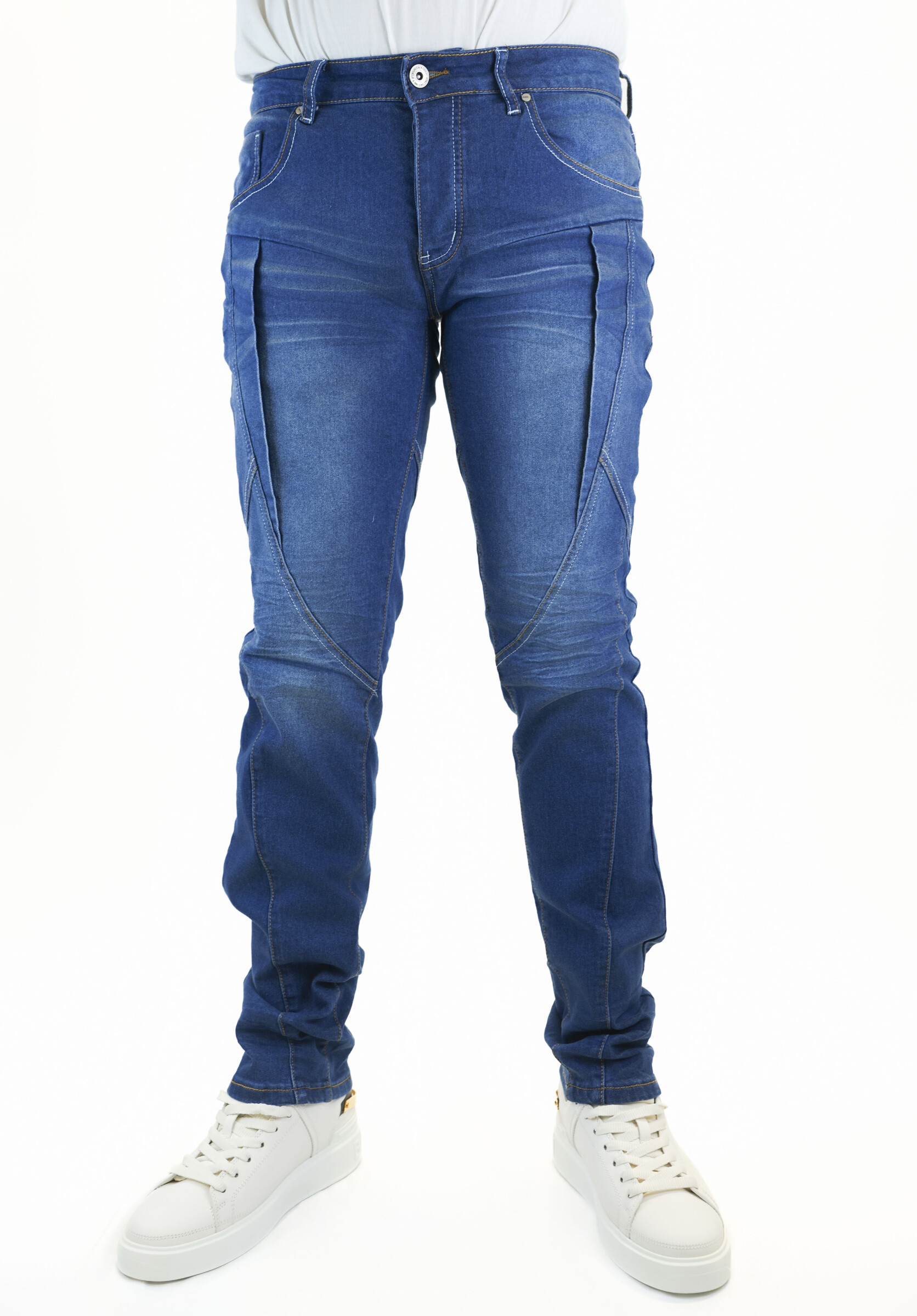 Mayorista Jaylvis - Vaqueros ajustados con costuras azules