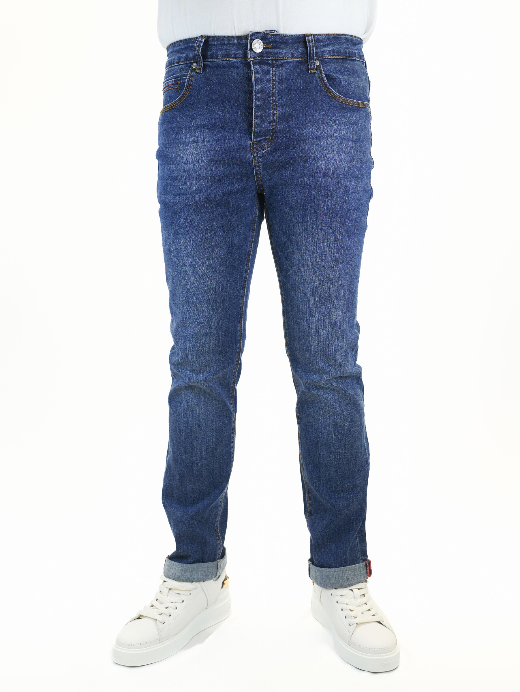 Mayorista Jaylvis - Vaqueros ajustados azul denim