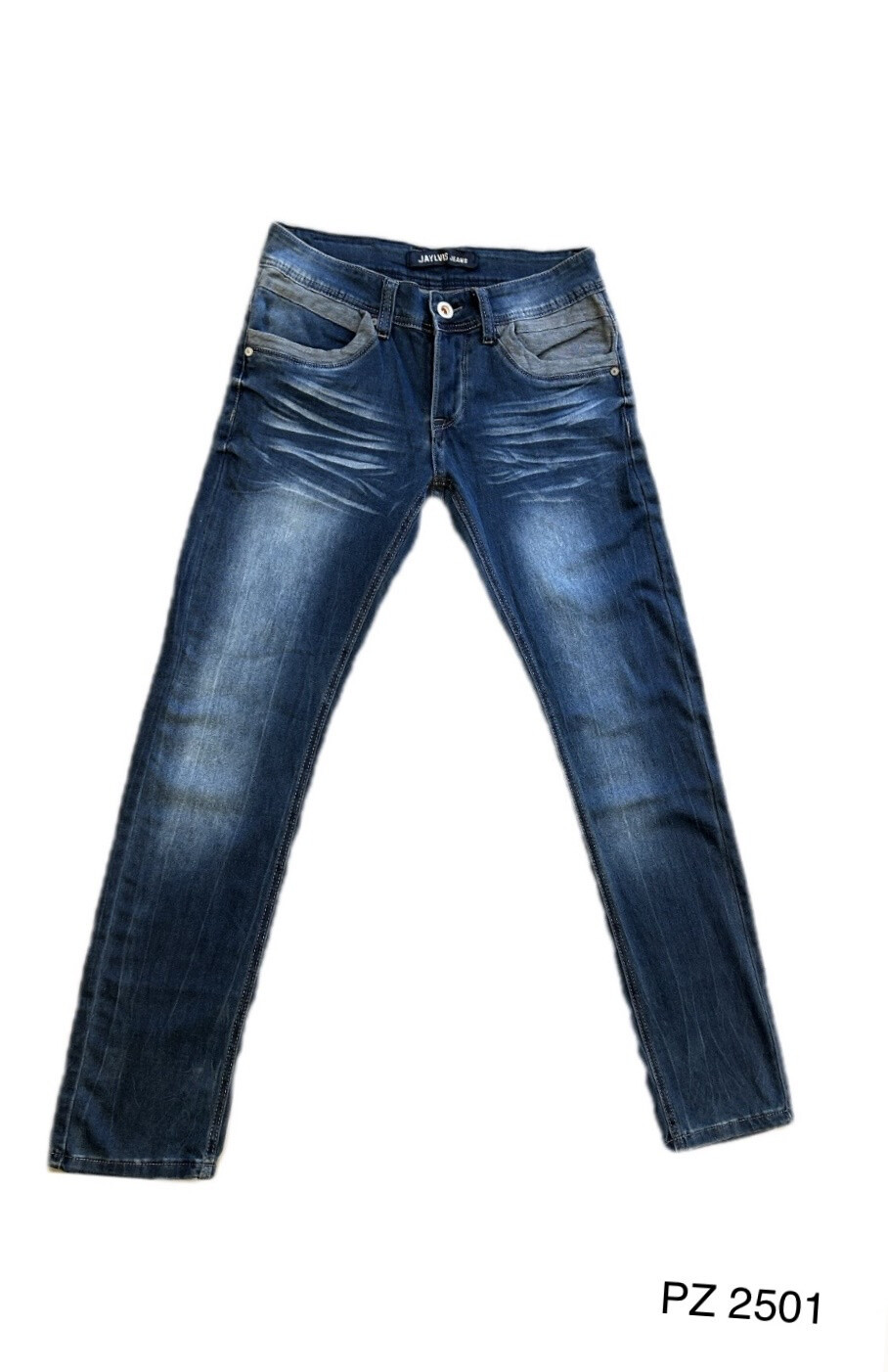 Wholesaler Jaylvis - Washed blue fitted jeans