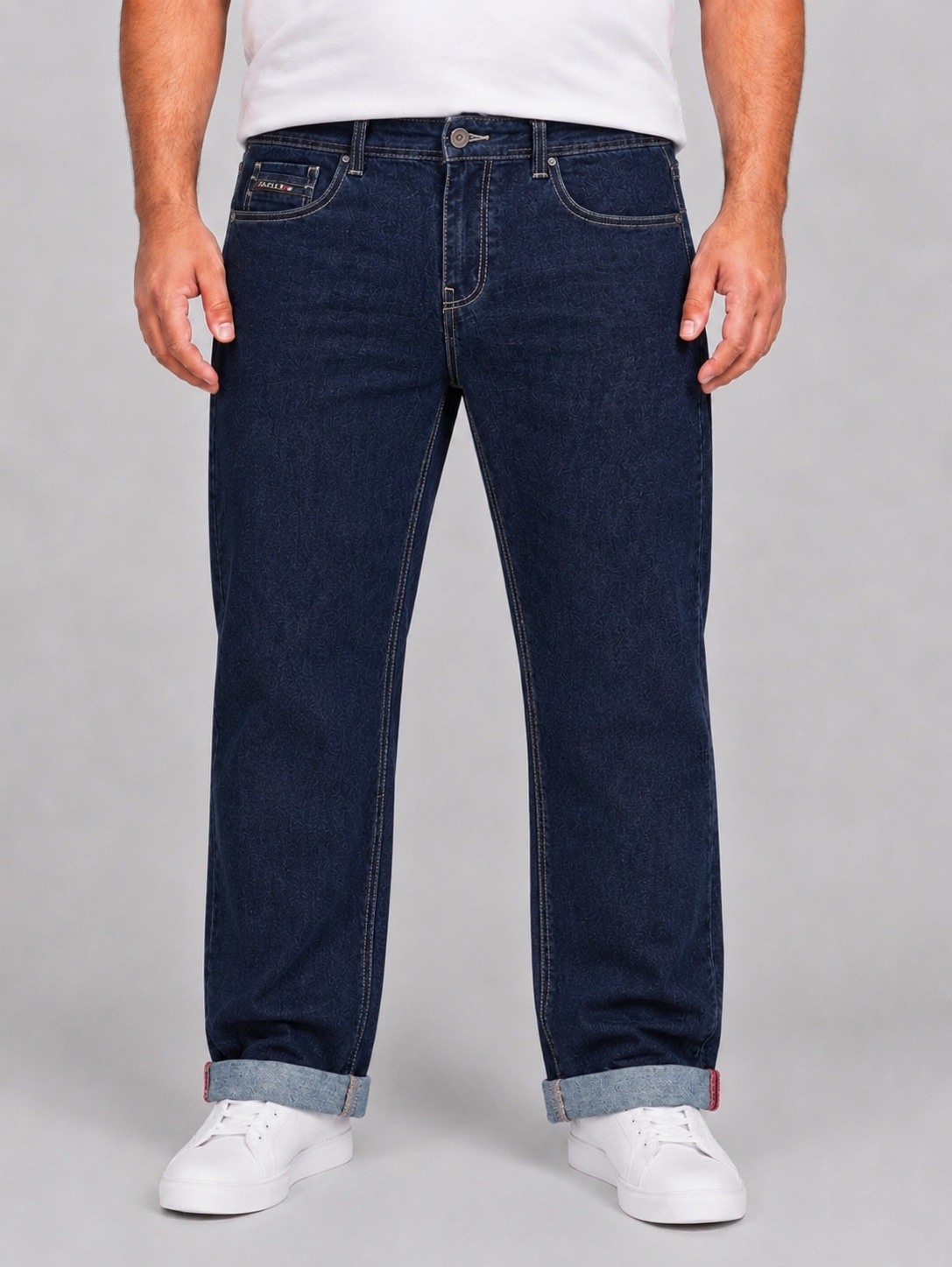 Großhändler Jaylvis - Taillierte Jeans in verwaschenem Blau