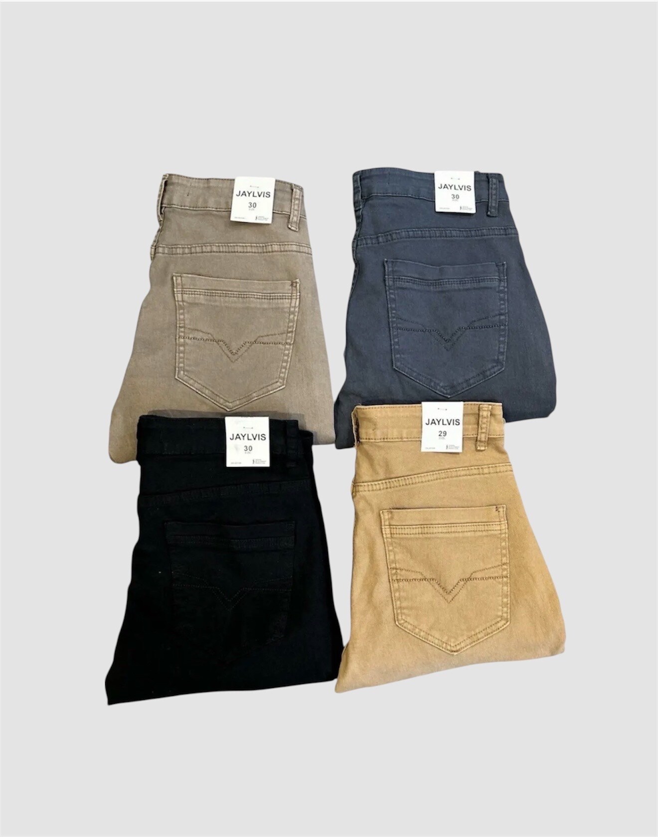 Grossista Jaylvis - Jeans neri grandi taglio