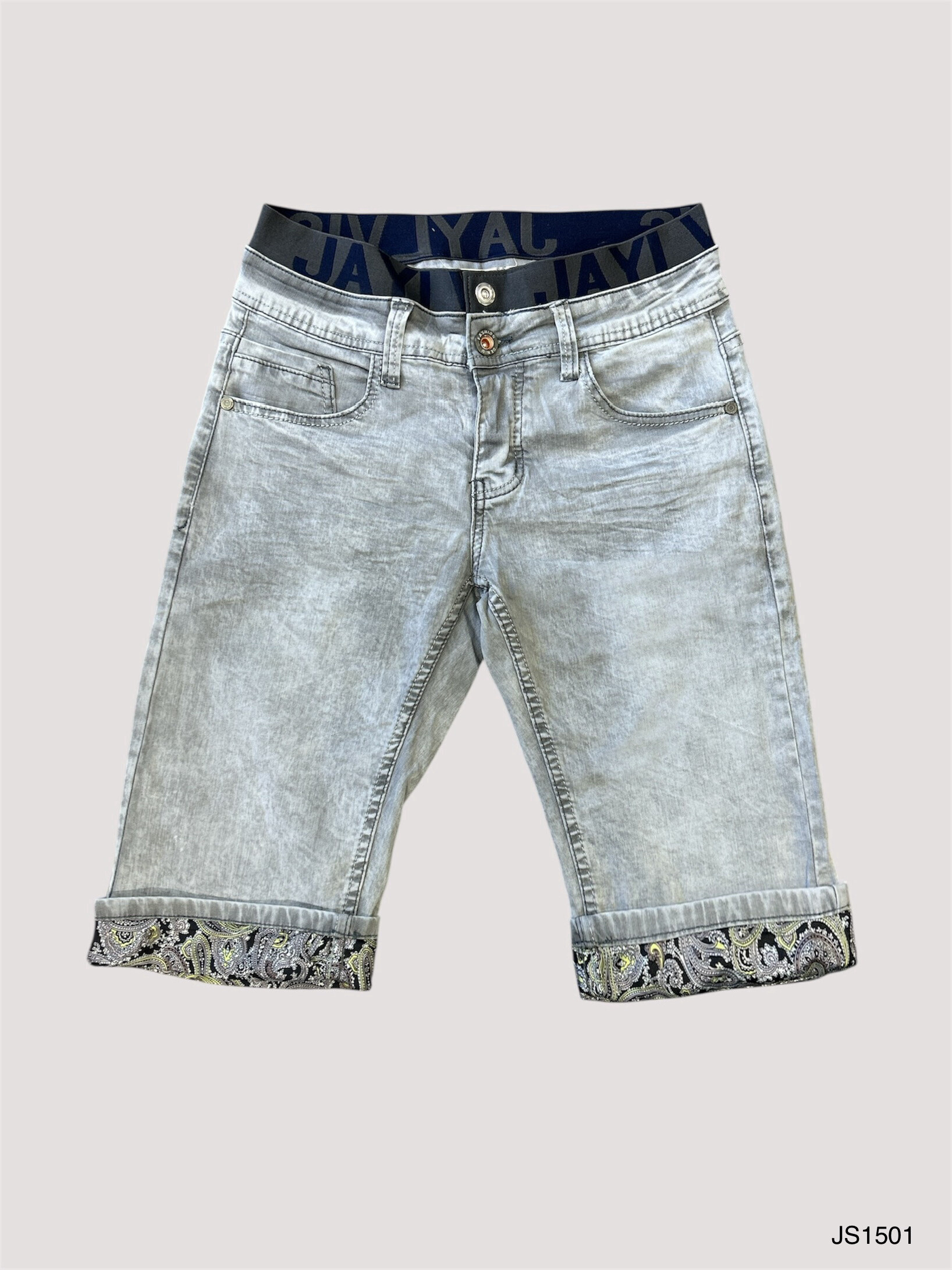 Grossista Jaylvis - Jeans grigio chiaro sbiadito grigio