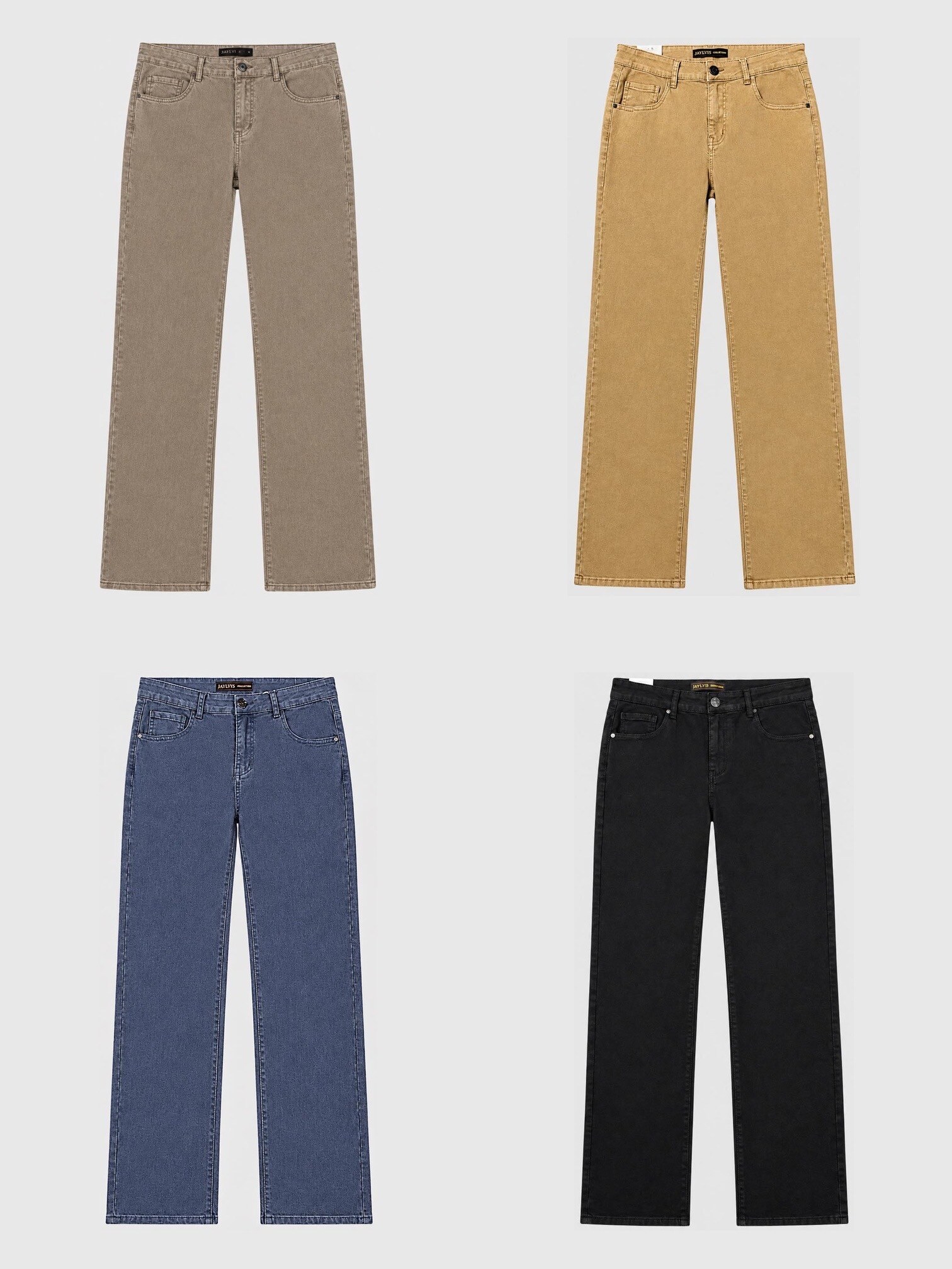 Grossista Jaylvis - Jeans neri grandi taglio