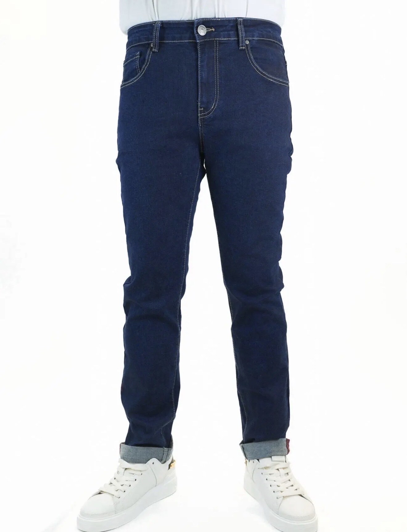 Großhändler Jaylvis - Taillierte Jeans in verwaschenem Blau