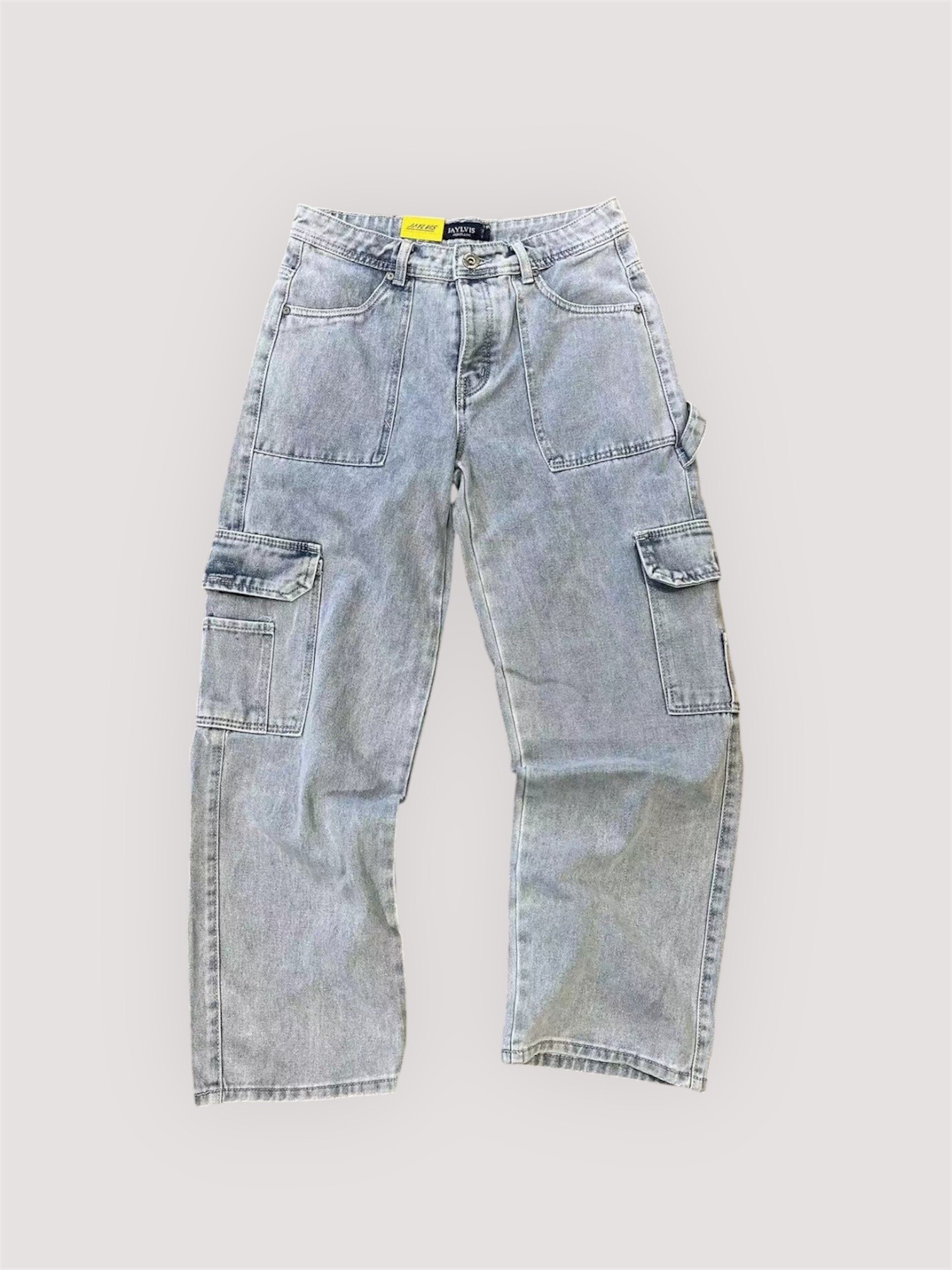 Grossista Jaylvis - Jeans cargo dal taglio dritto