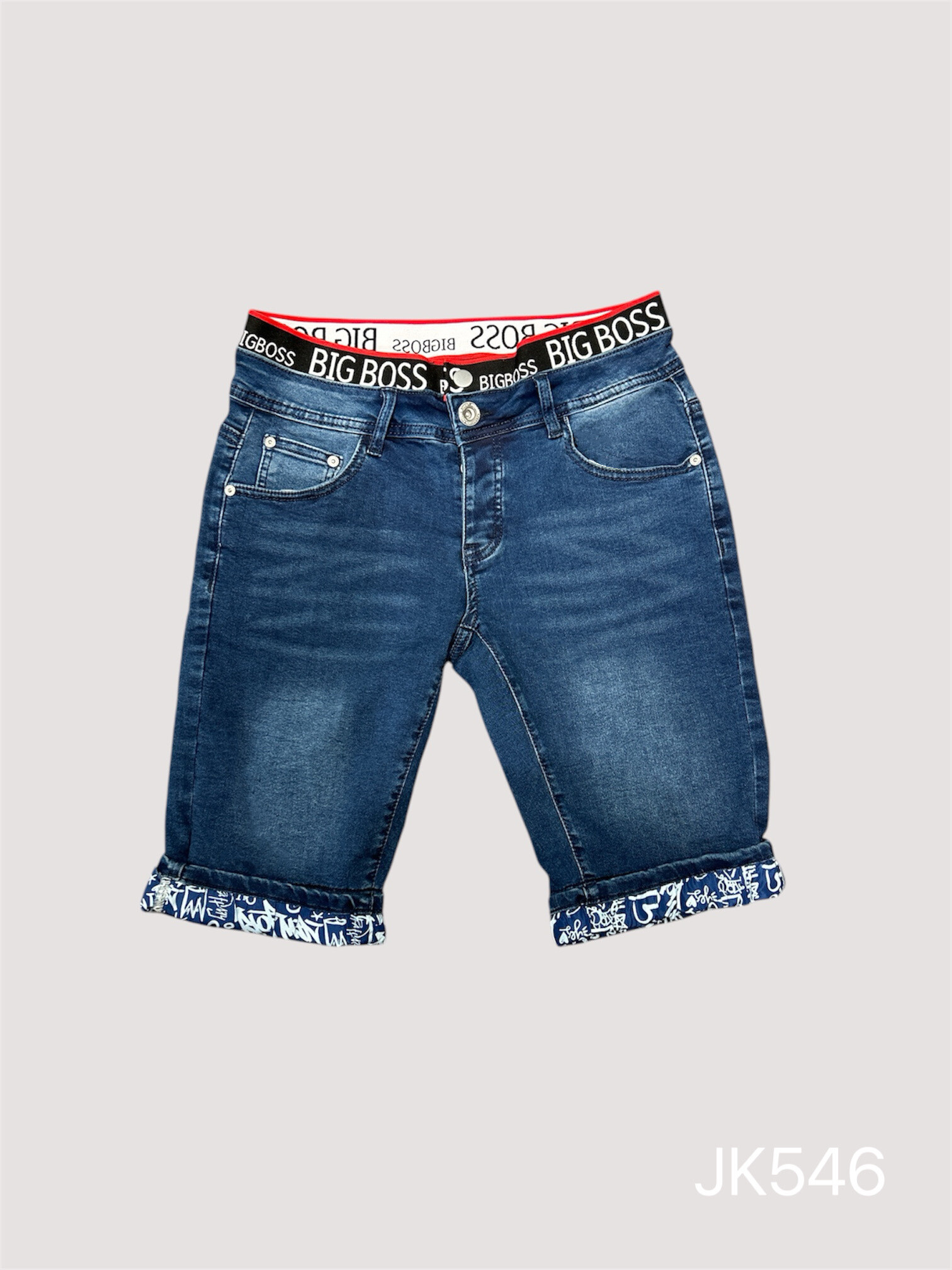 Großhändler Jaylvis - Rohe Blue Jeans Shorts
