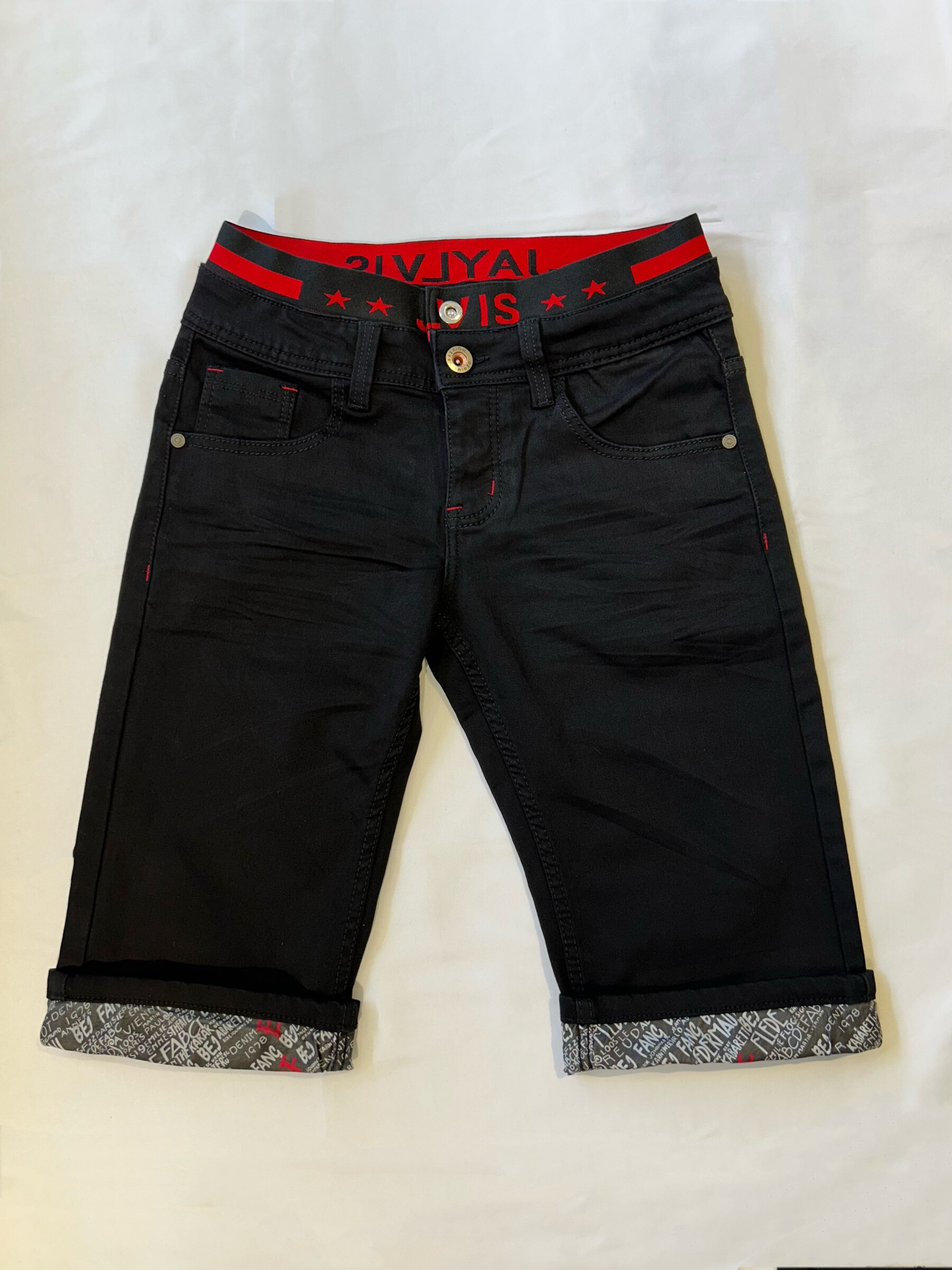 Grossiste Jaylvis - Short jeans noir
