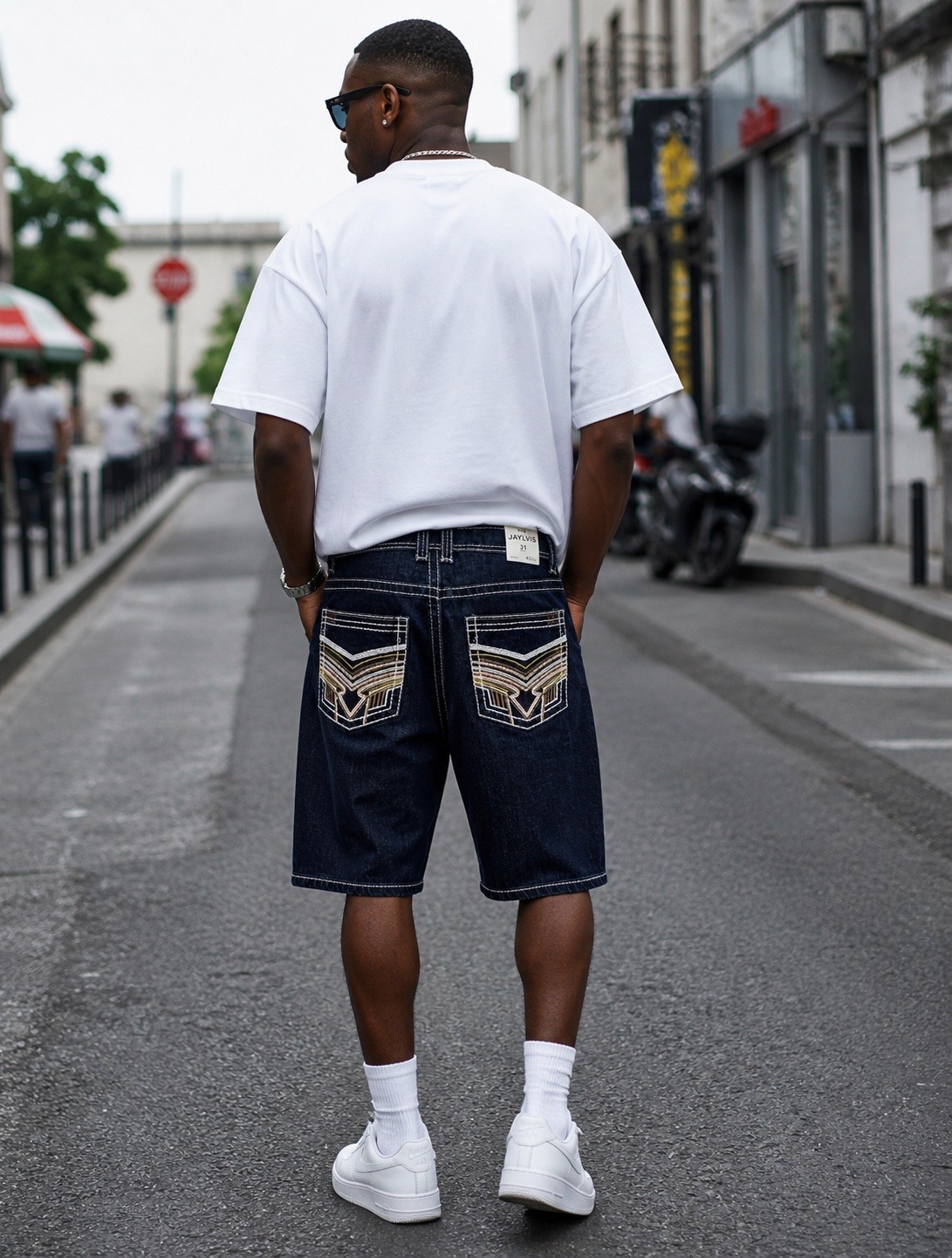 Mayorista Jaylvis - Pantalones cortos de jeans negros