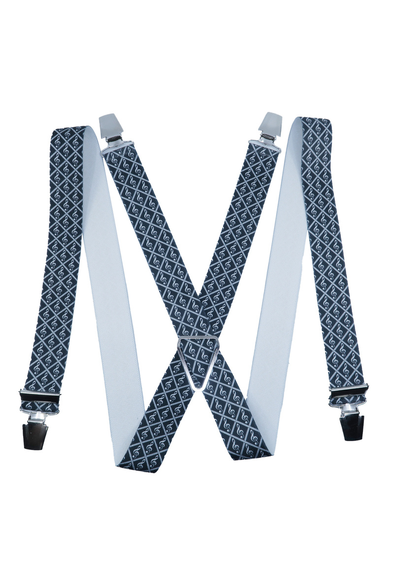 Grossista JCL - "X" fascia elastica con clip, 35 mm, prodotta in Francia in stile cachemire
