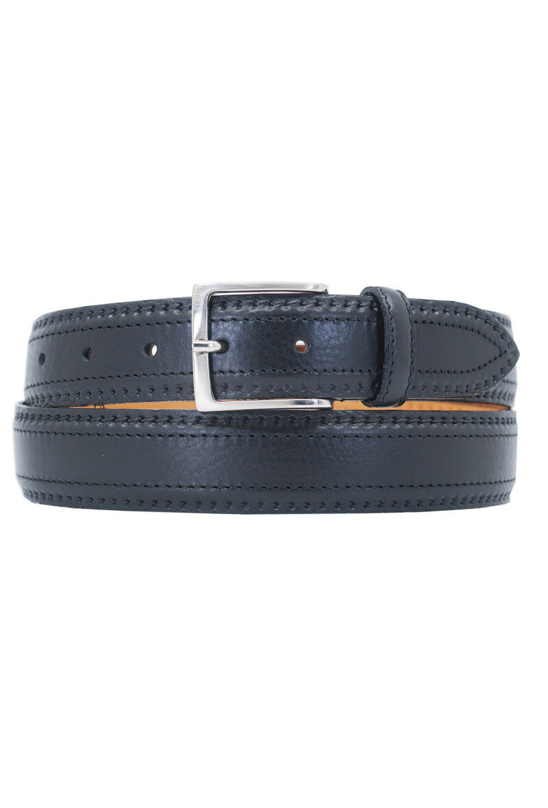 Grossiste JCL - Ceinturon en cuir de vachette 35mm fabrication italienne ajustable