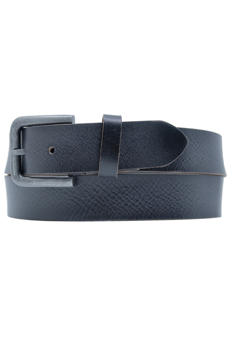 Grossiste JCL - Ceinturon large vintage en cuir de buffle "veau gras"