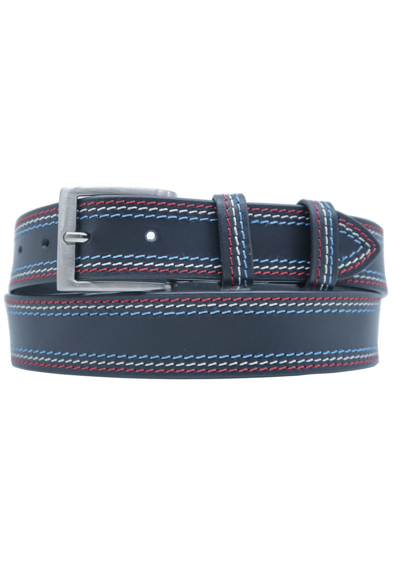 Grossiste JCL - Ceinturon large  en cuir de buffle "veau gras"