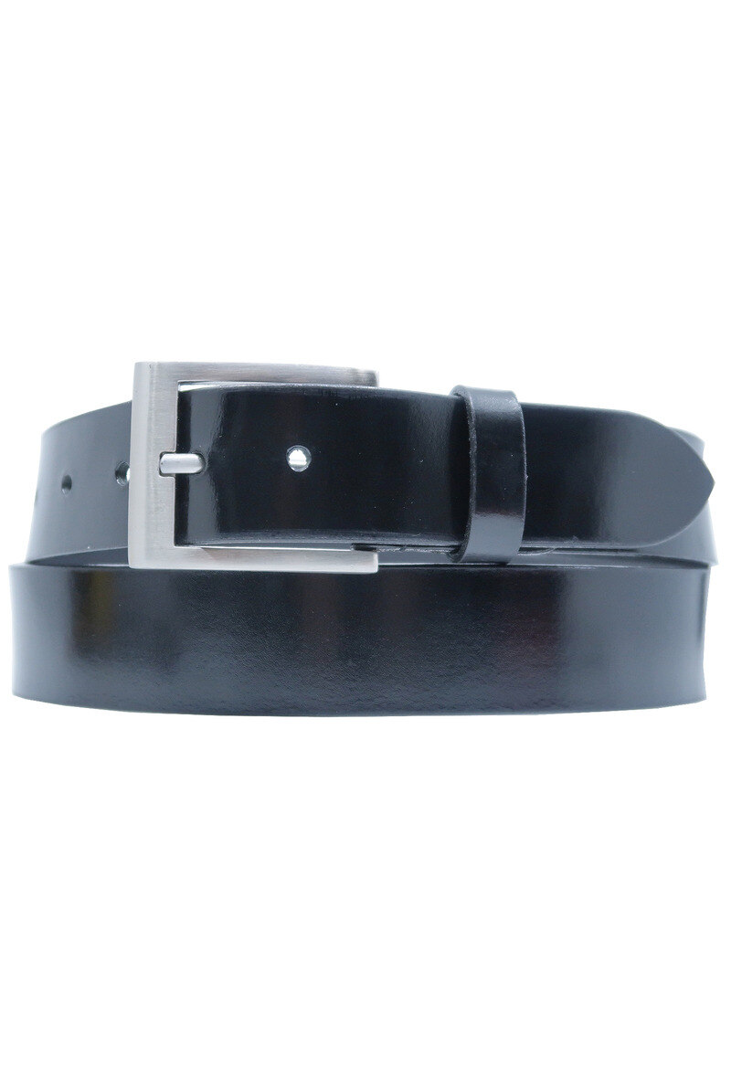 Grossiste JCL - Ceinturon large verni en cuir de buffle "veau gras"