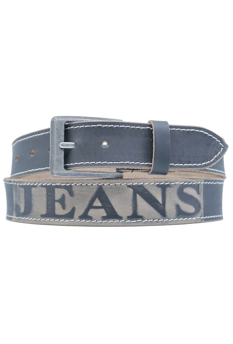 Grossiste JCL - Ceinturon large  en cuir de buffle "veau gras"