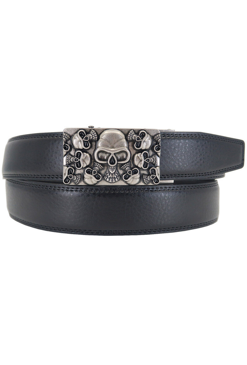 Wholesaler JCL - Automatic belt without holes in genuine cow leather 35mm width