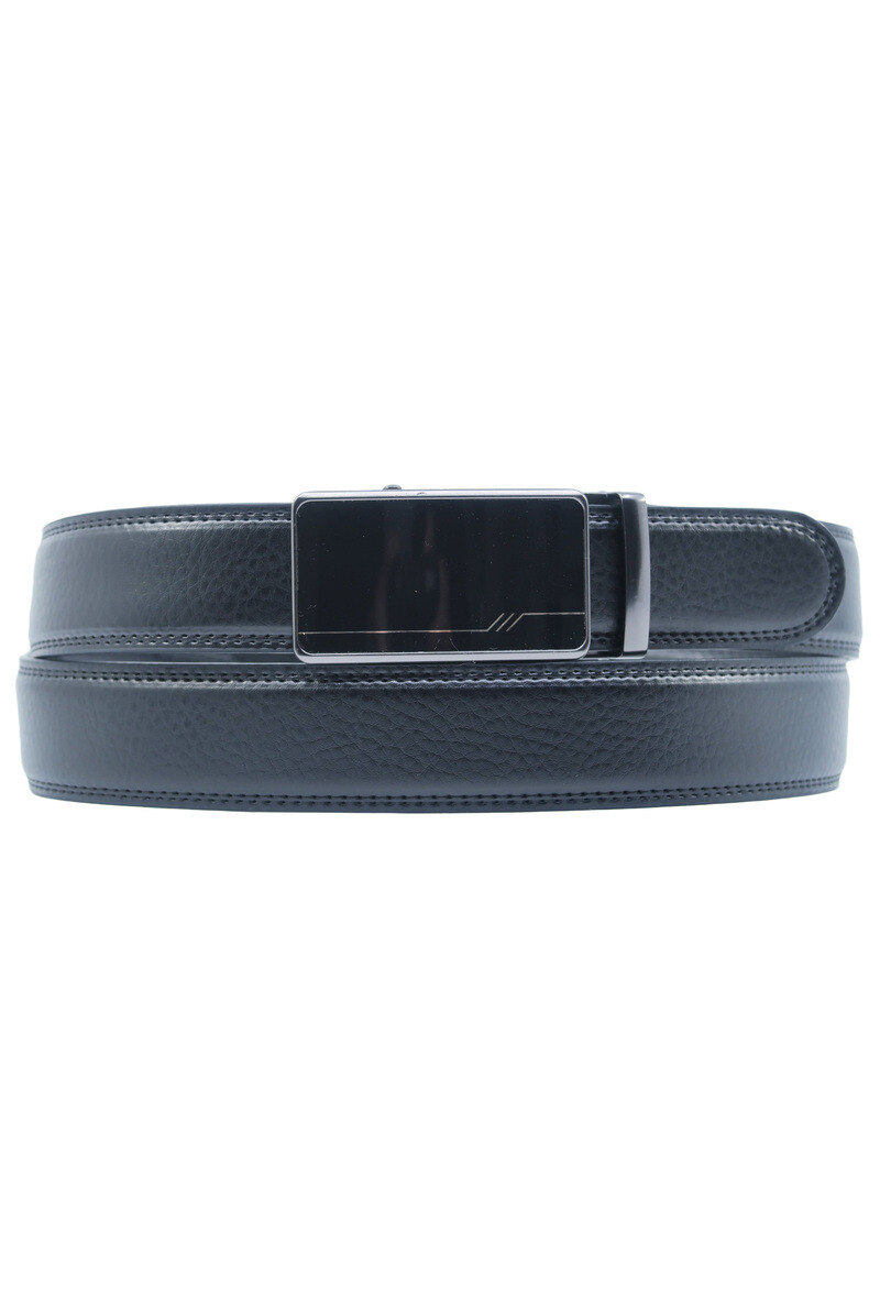 Grossiste JCL - Ceinture automatique sans trous croute de cuir de vachette ajustable 35mm