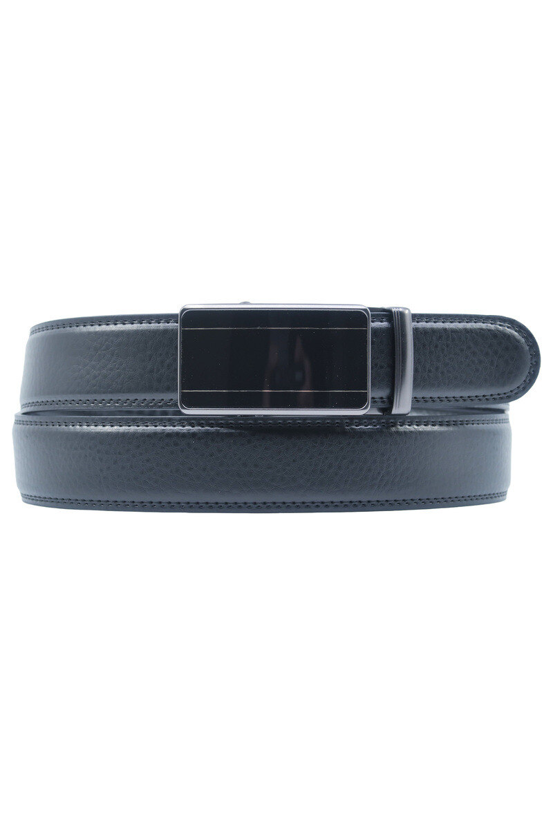 Grossiste JCL - Ceinture automatique sans trous croute de cuir de vachette ajustable 35mm