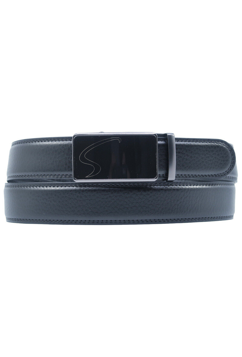 Grossiste JCL - Ceinture automatique sans trous croute de cuir de vachette ajustable 35mm