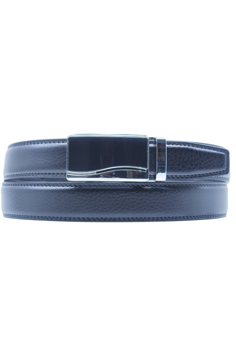 Grossiste JCL - Ceinture automatique sans trous croute de cuir de vachette ajustable 30mm