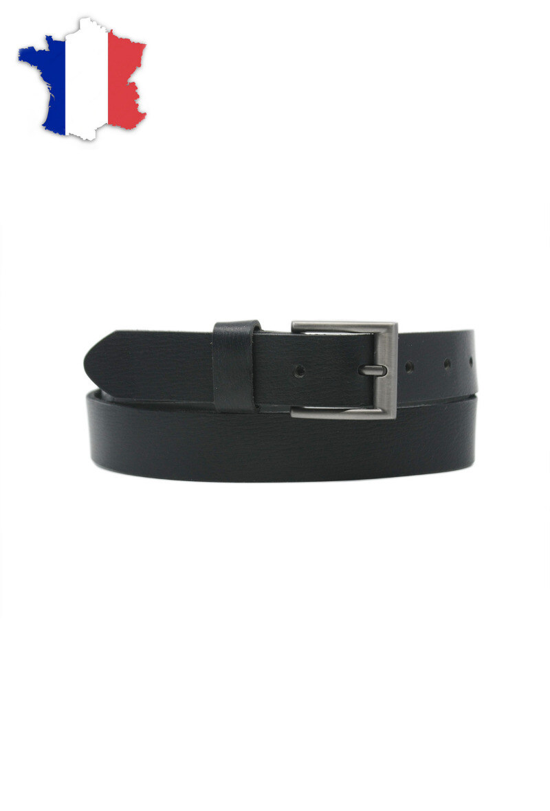 Grossiste JCL - Ceinture en cuir de buffle 30mm ajustable