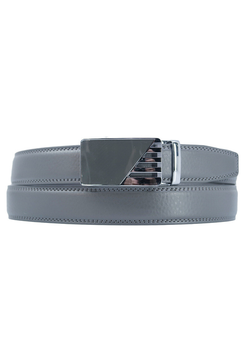 Grossiste JCL - Ceinture automatique sans trous croute de cuir de vachette ajustable 30mm