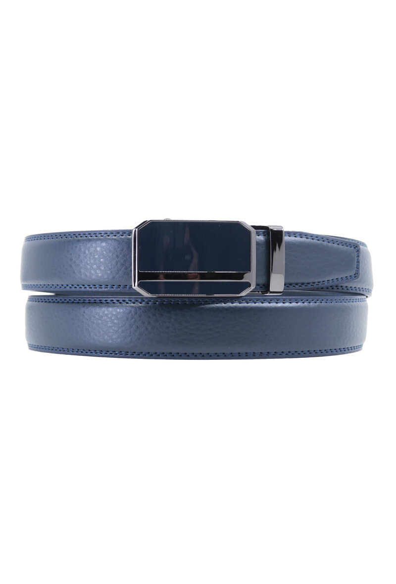 Grossiste JCL - Ceinture automatique sans trous croute de cuir de vachette ajustable 30mm