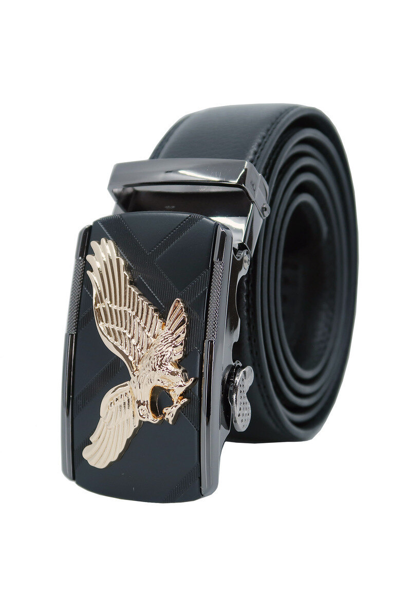 Wholesaler JCL - Automatic belt without holes in genuine cow leather 35mm width