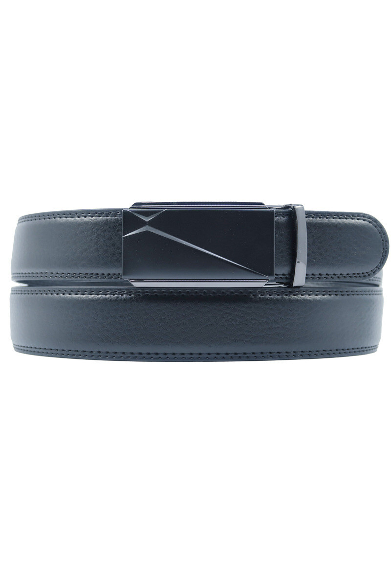 Grossiste JCL - Ceinture automatique sans trous croute de cuir de vachette ajustable 35mm