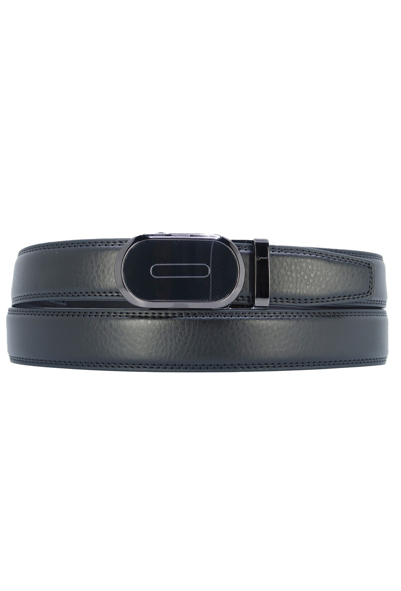Grossiste JCL - Ceinture automatique sans trous croute de cuir de vachette ajustable 30mm