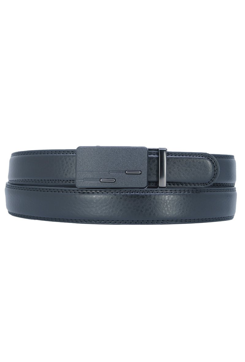 Mayorista JCL - Cinturon automatico sin agujeros piel serraje ajustable 30mm