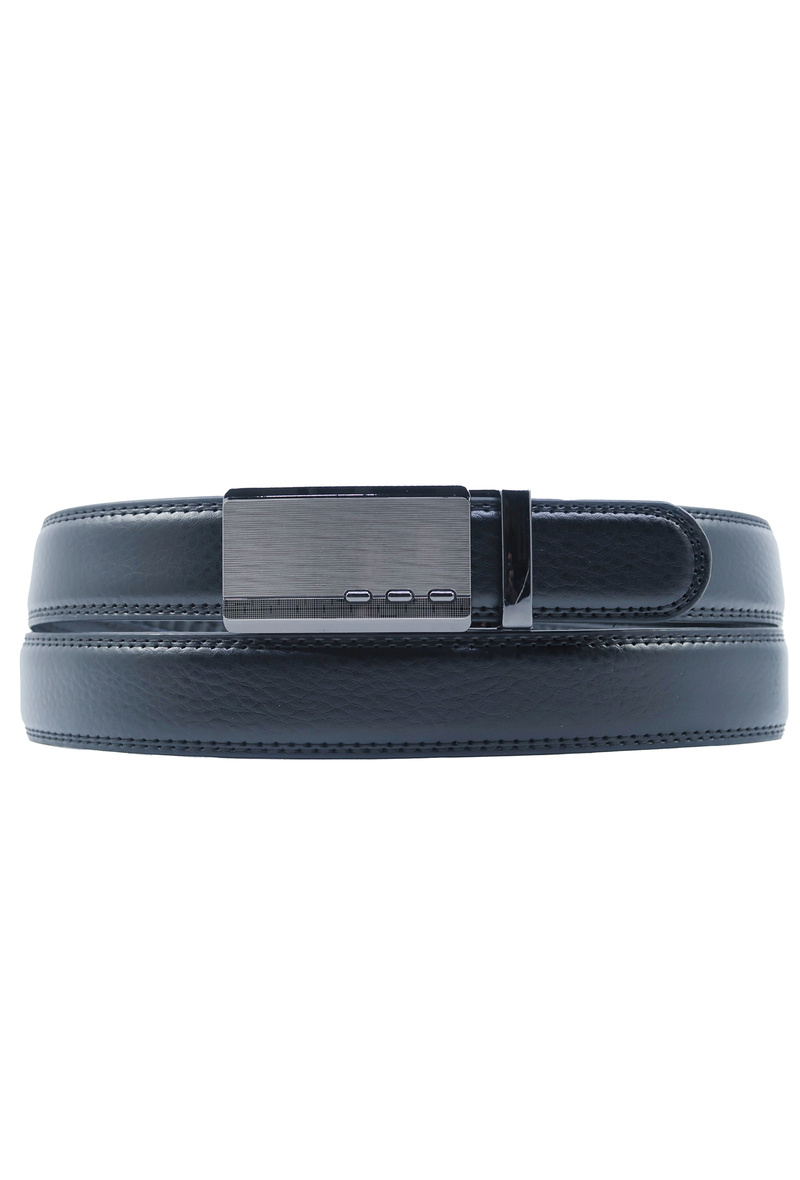 Mayorista JCL - Cinturon automatico sin agujeros piel serraje ajustable 30mm