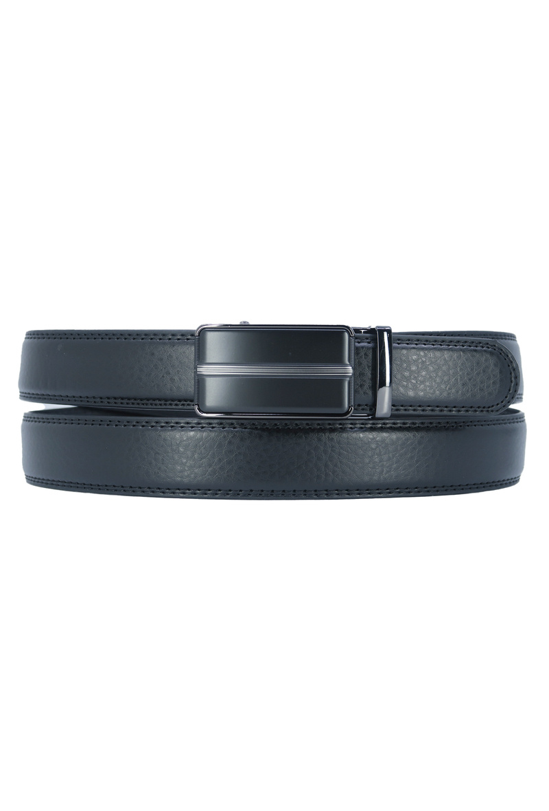 Mayorista JCL - Cinturon automatico sin agujeros piel serraje ajustable 30mm