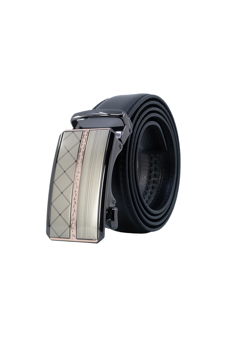 Wholesaler JCL - Automatic belt without holes in genuine cow leather 35mm width